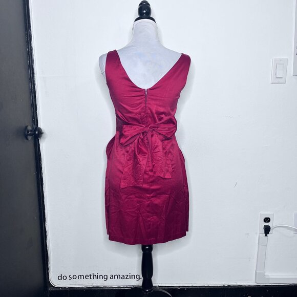 NWT Lette Red Cocktail Midi Dress Size S - Picture 3 of 15